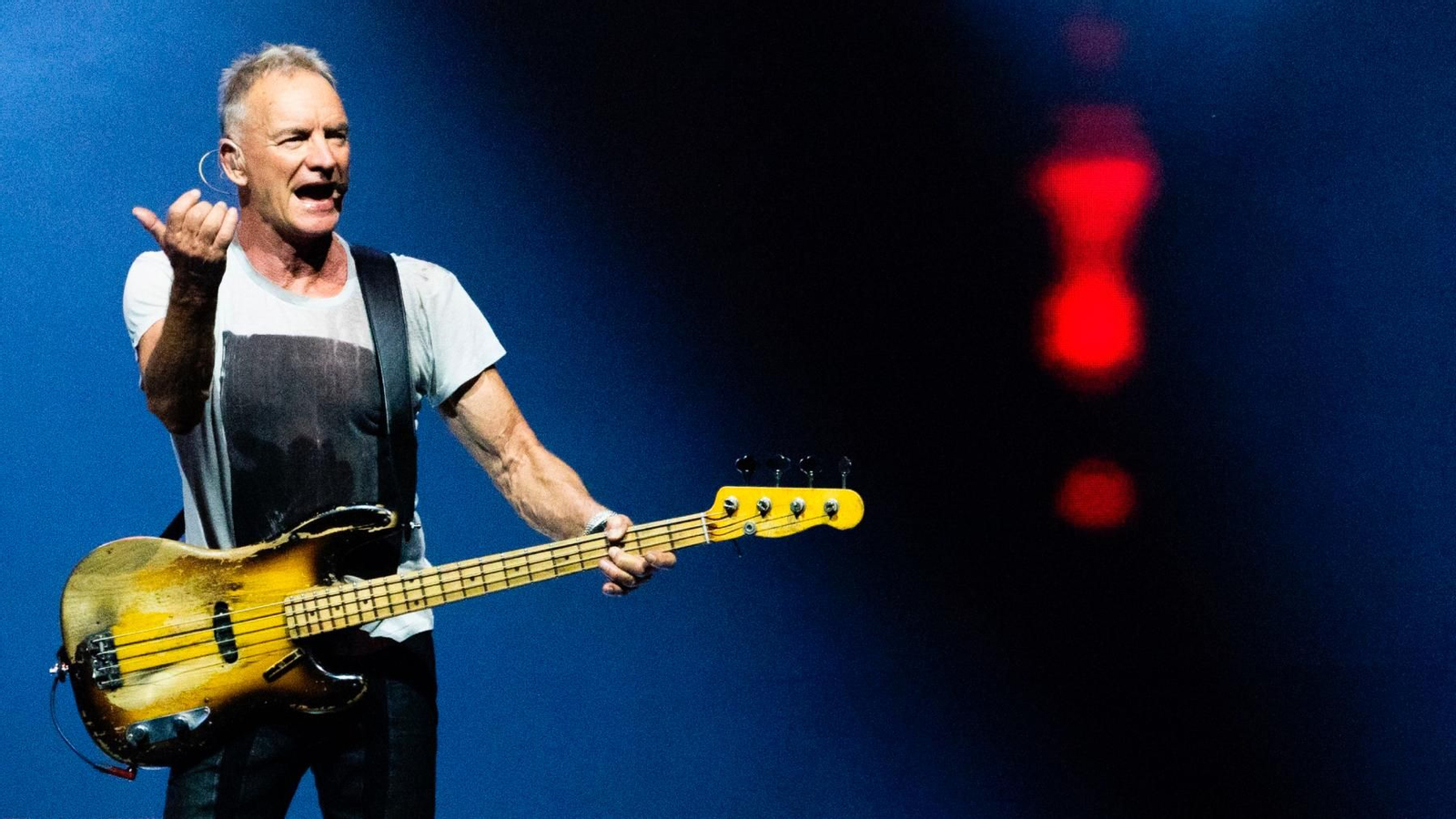 Sting, en un conciero reciente.
