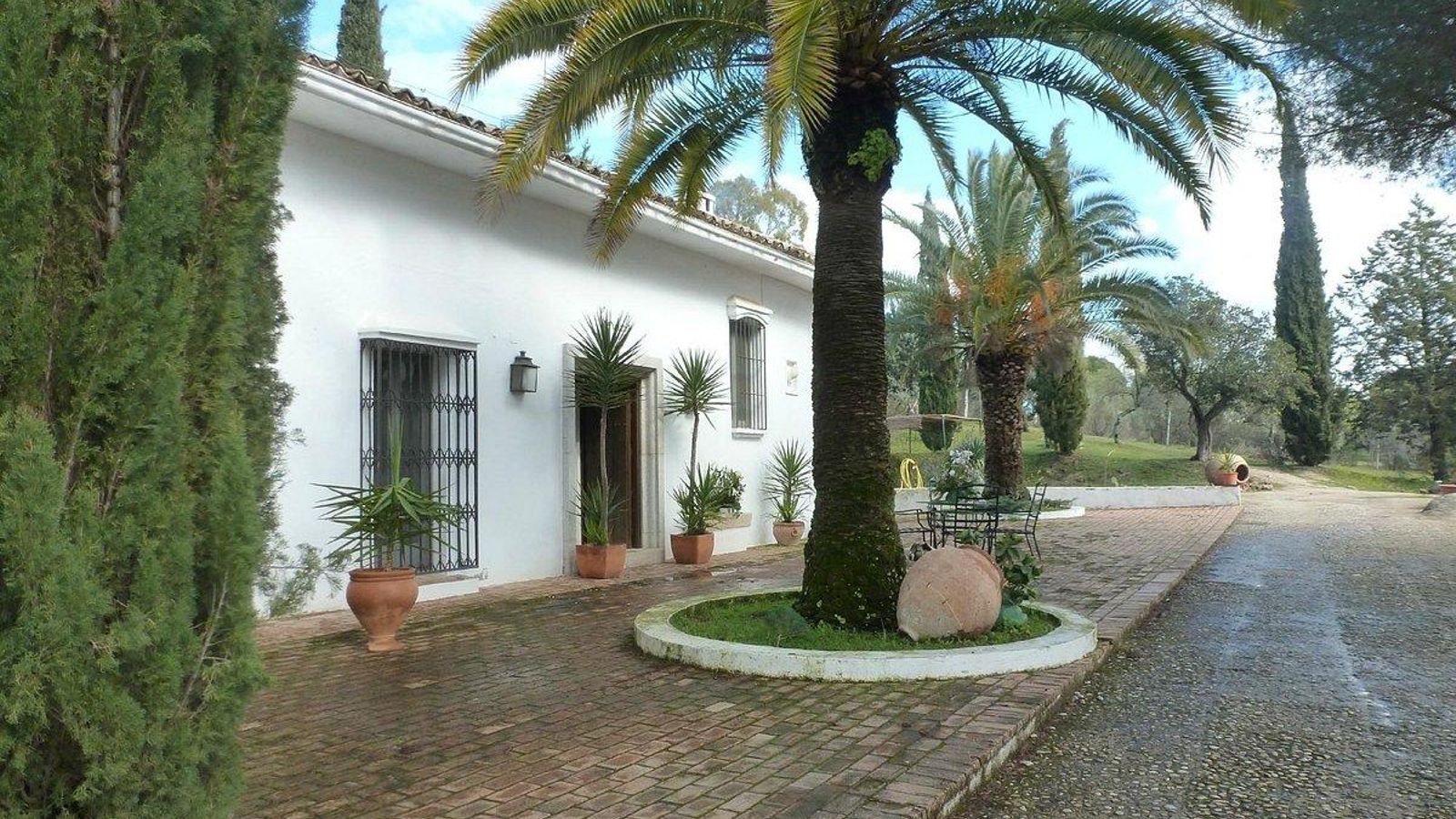 Entrada al hotel rural de Andújar.