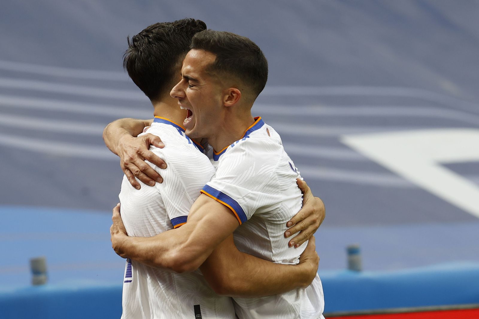 Victoria del Real Madrid y celebración del título de Liga