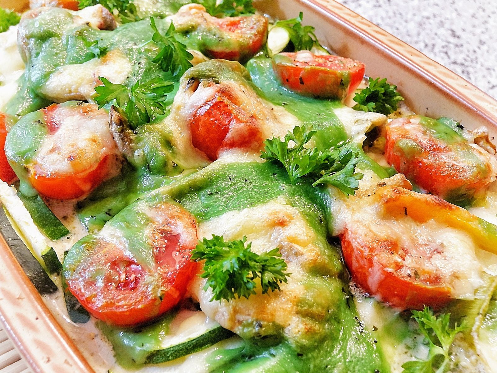 Receta de vegetales gratinados