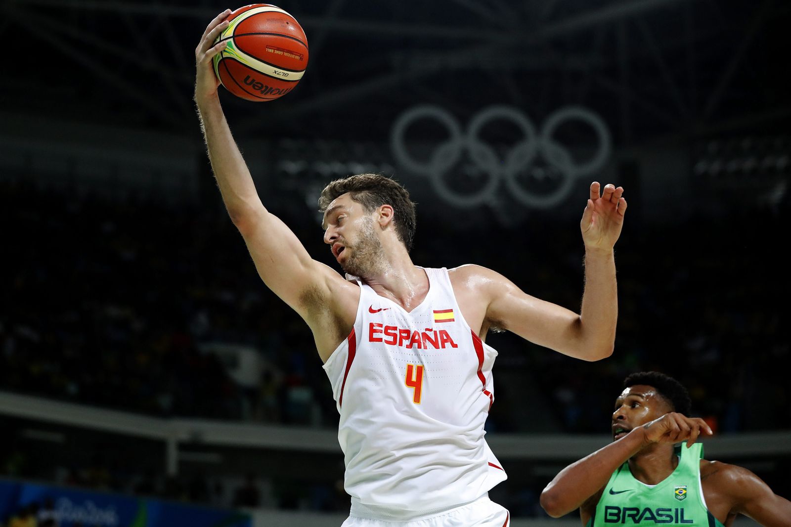 Pau Gasol en un encuentro en Río 2016