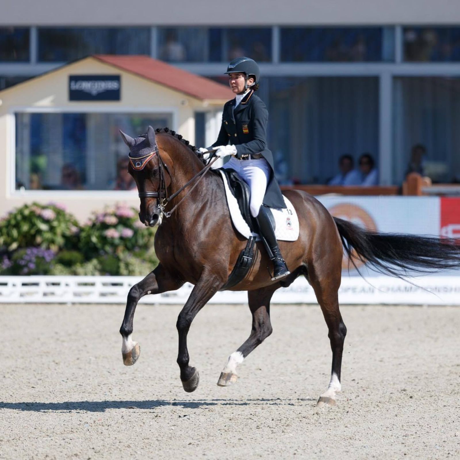 La medallista olímpica de doma clásica