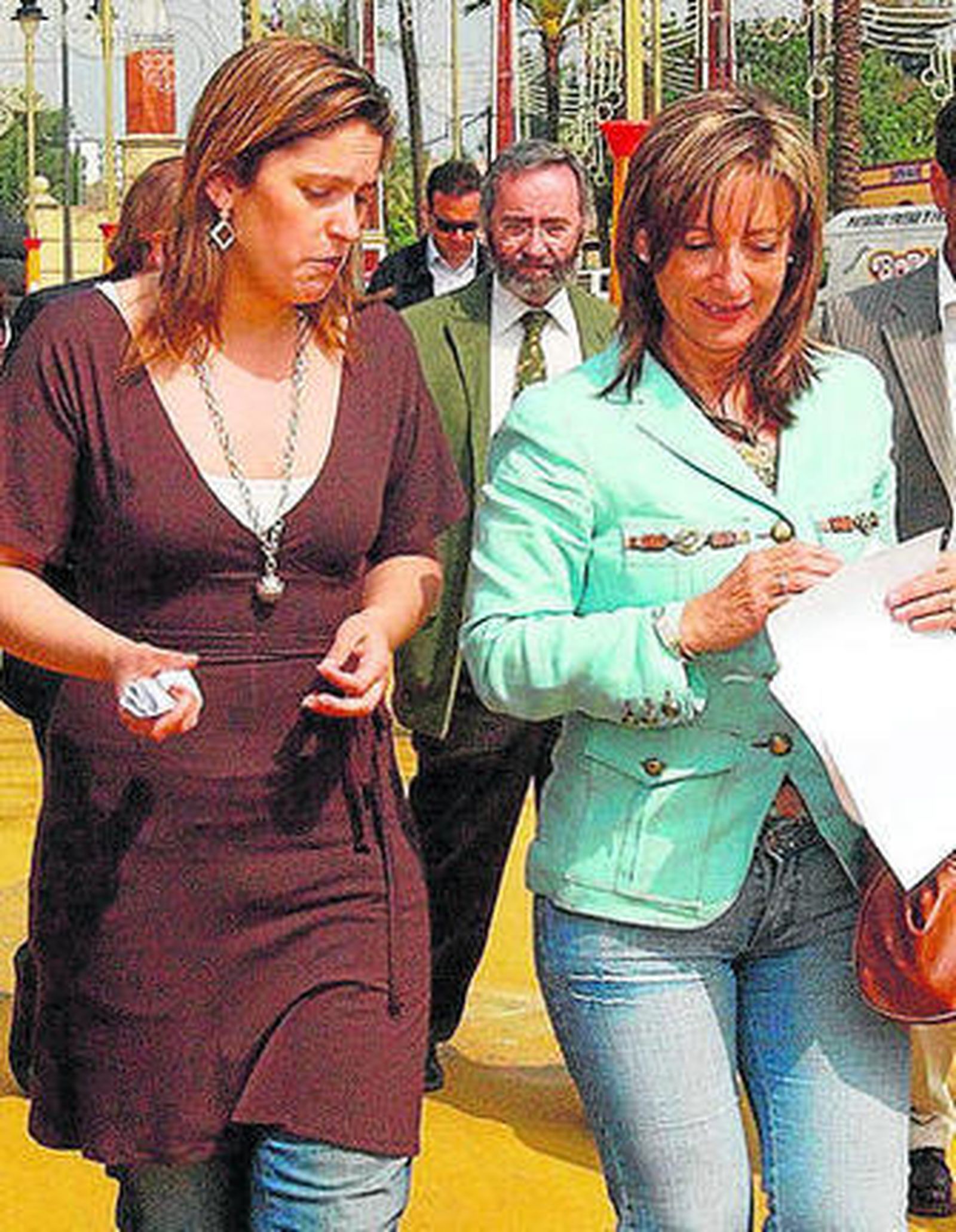 Ainhoa Gil y Pilar Sánchez, en una imagen retrospectiva.