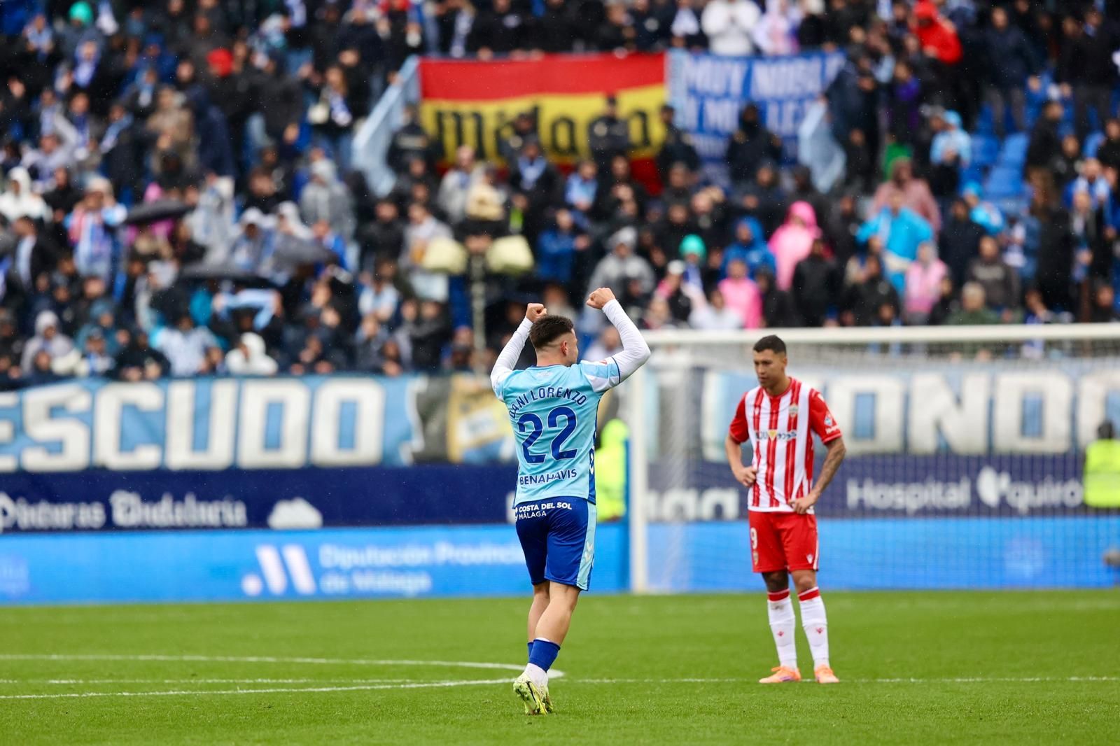 Málaga CF-Almería, en fotos
