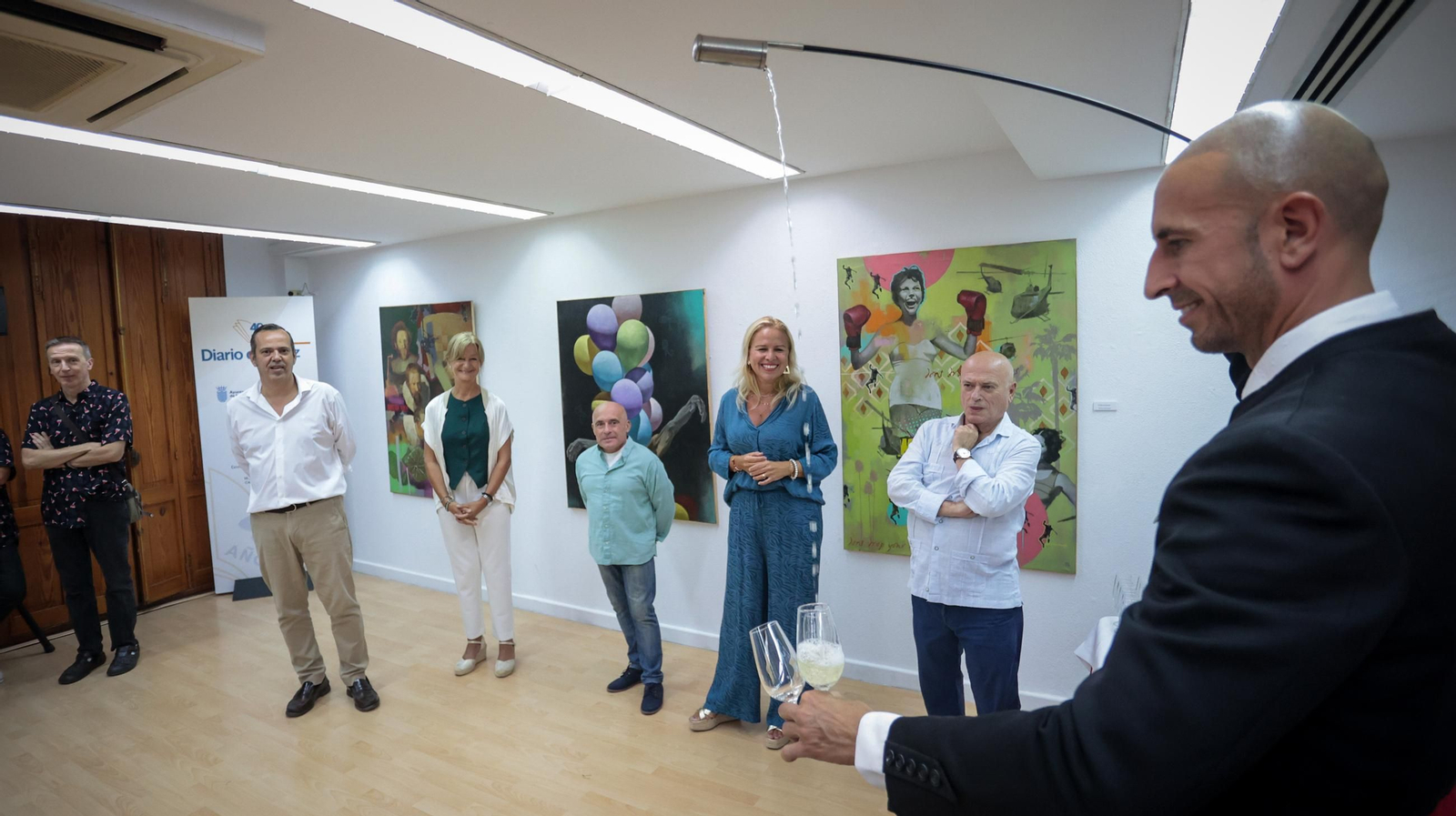 Jesús  Rosa inaugura su nueva exposición 'Pareidolias' en ArteaDiario