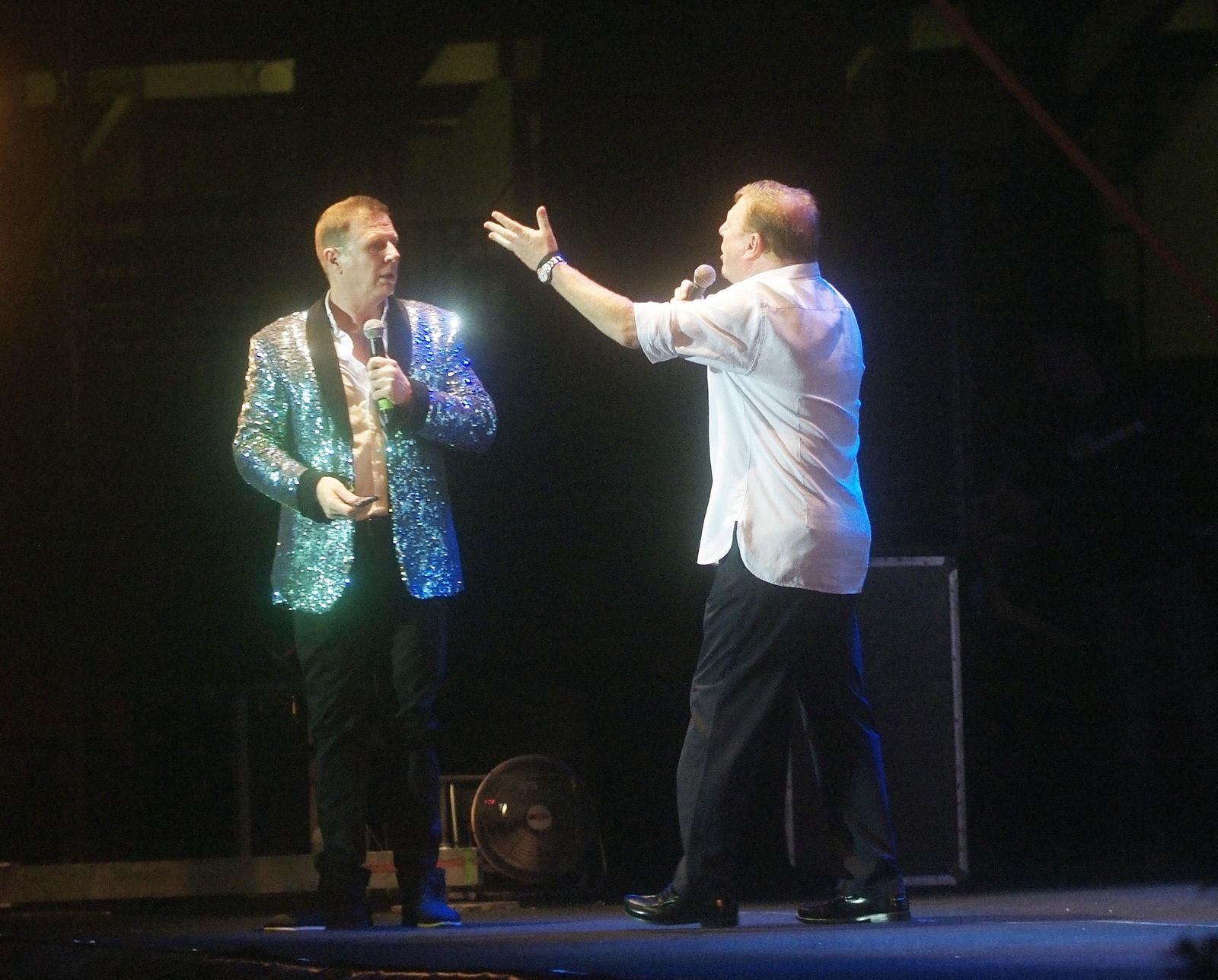 Antonia y Omaíta también estuvieron el sábado en la Plaza de Toros de Roquetas.