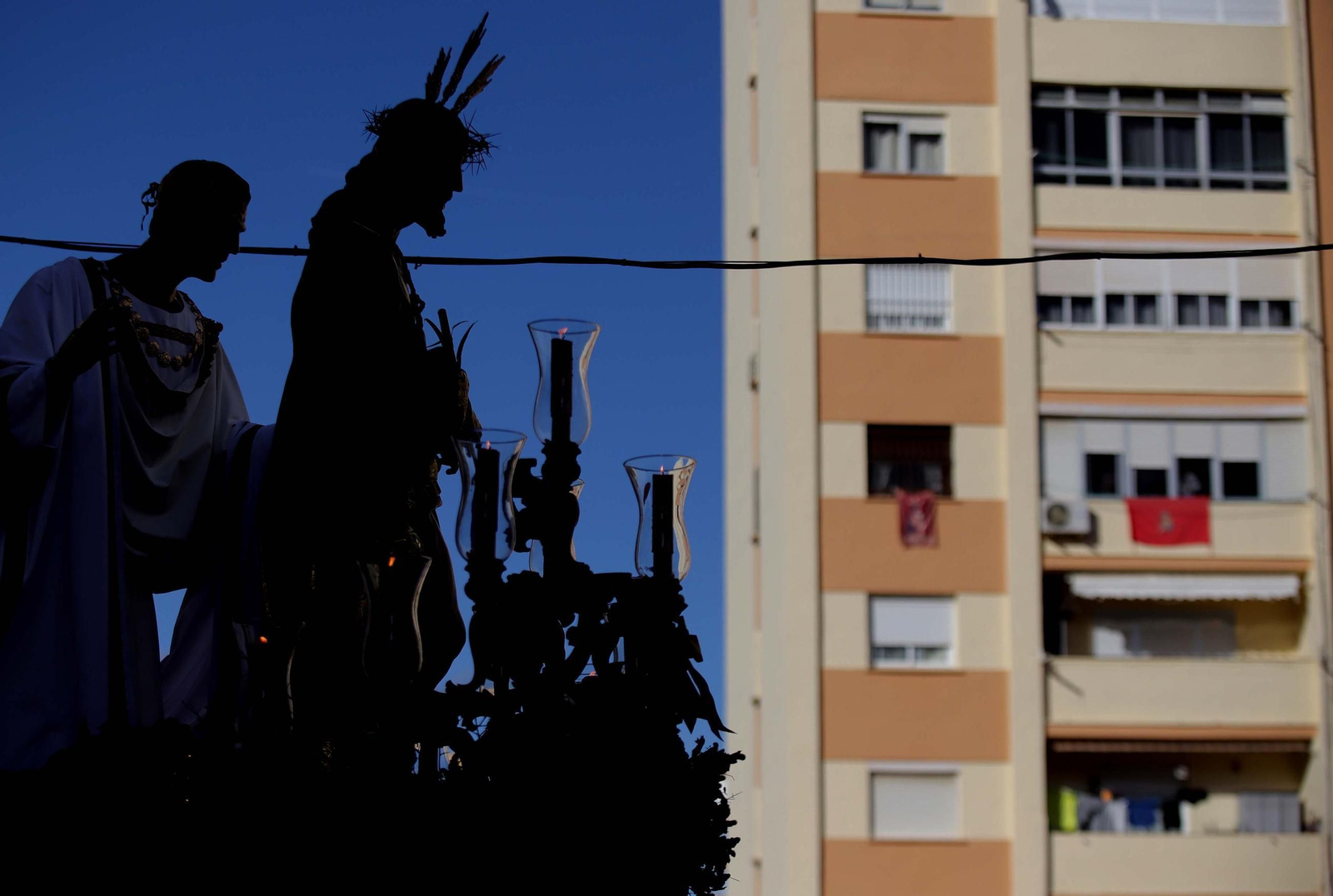 Fotos del Miércoles Santo en Algeciras: Ecce Homo y Buena Muerte