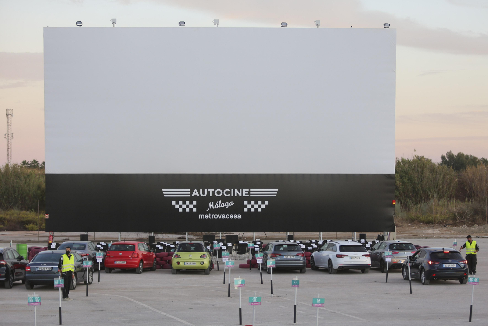 El Autocine Málaga Metrovacesa, en fotos