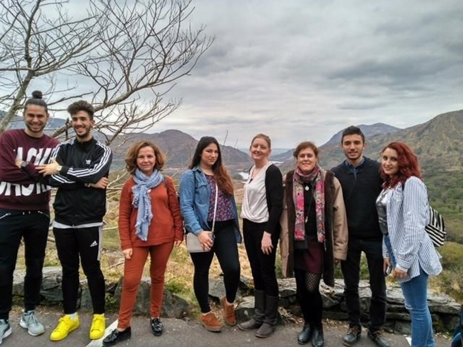 Alumnado y profesoras del IES 'Almunia' en su visita a Irlanda. Alumnado y profesoras del IES 'Almunia' en su visita a Irlanda.