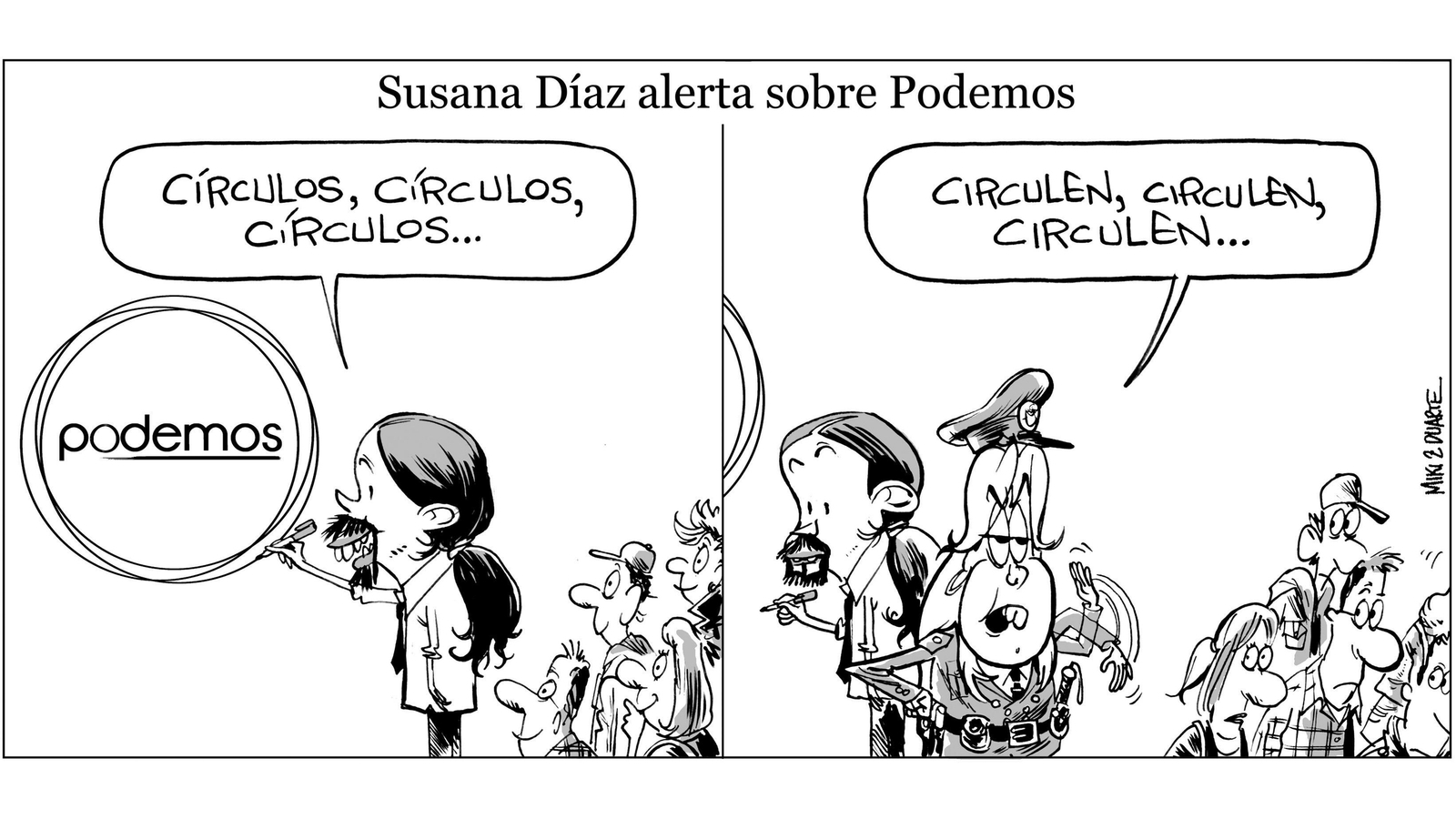 Susana Díaz, cronología viñeta a viñeta