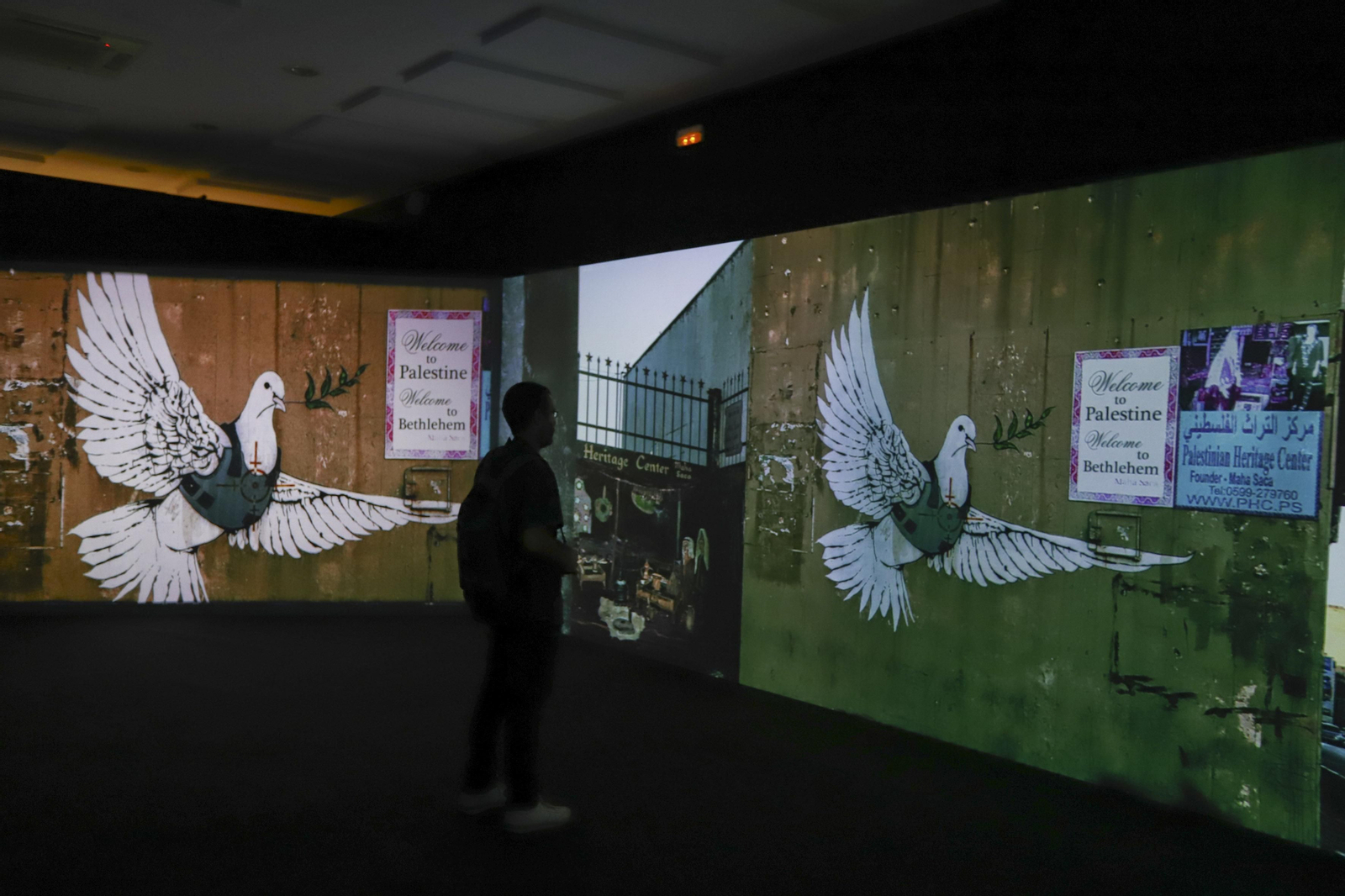 Las fotos de la exposición 'Banksy. The art of protest' en La Térmica, en Málaga