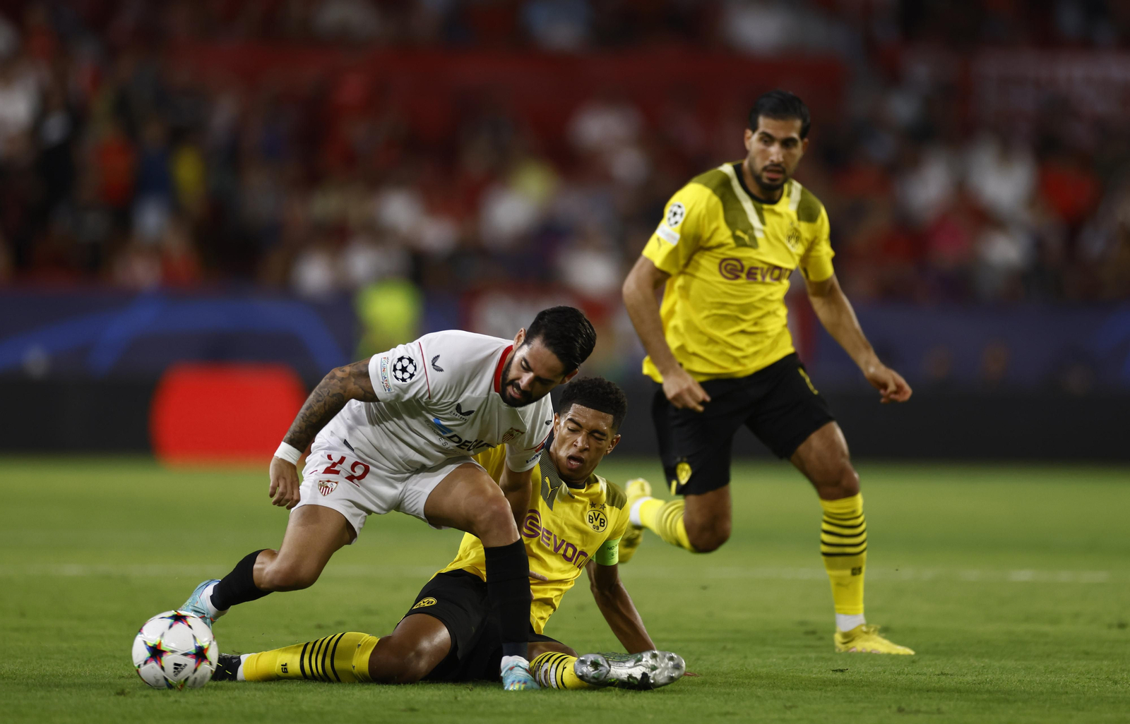 Las imágenes del Sevilla fc-Borussia