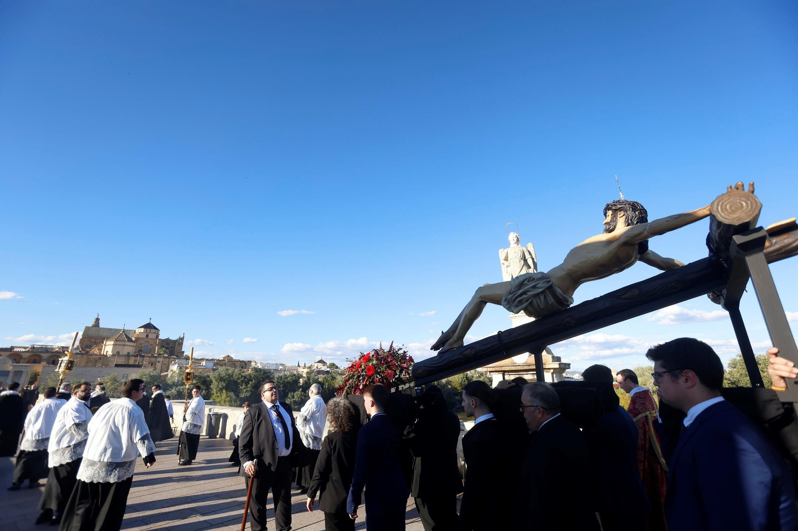 Santísimo Cristo de la Caridad de Pozoblanco, en el Magno Vía Crucis de Córdoba