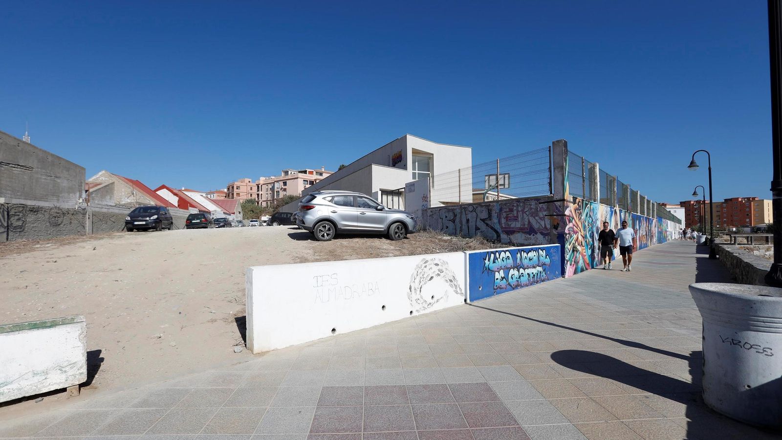 El paseo marítimo de Tarifa. El paseo marítimo de Tarifa.