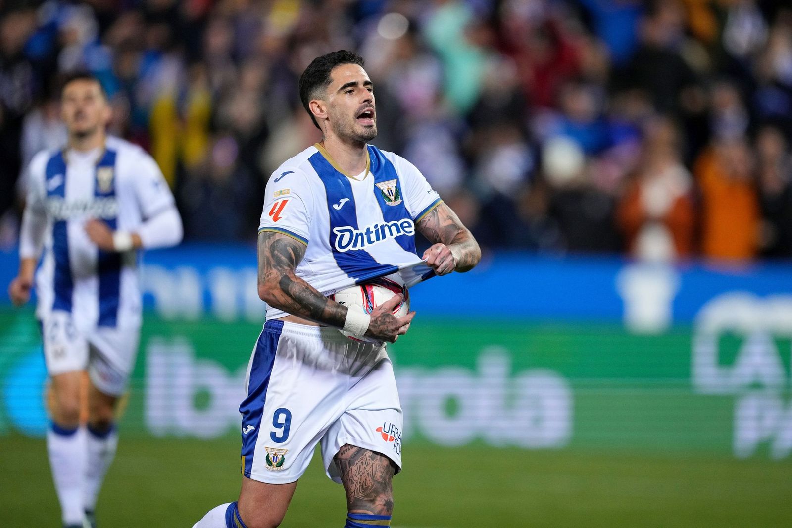 De la Fuente firmó su mejor curso realizador el año del ascenso del Leganés, anotando 13 dianas