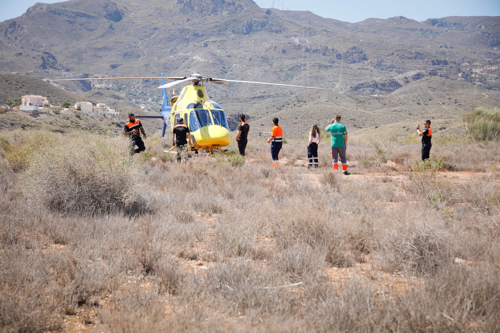 Así se ha vivido el simulacro de incendio forestal en Turre