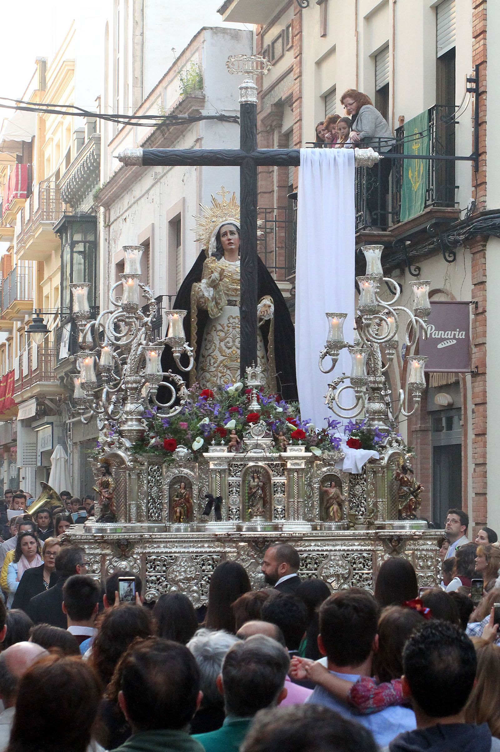 Preciosa imagen de María Santísima de Consolación y Correa en sus Dolores.