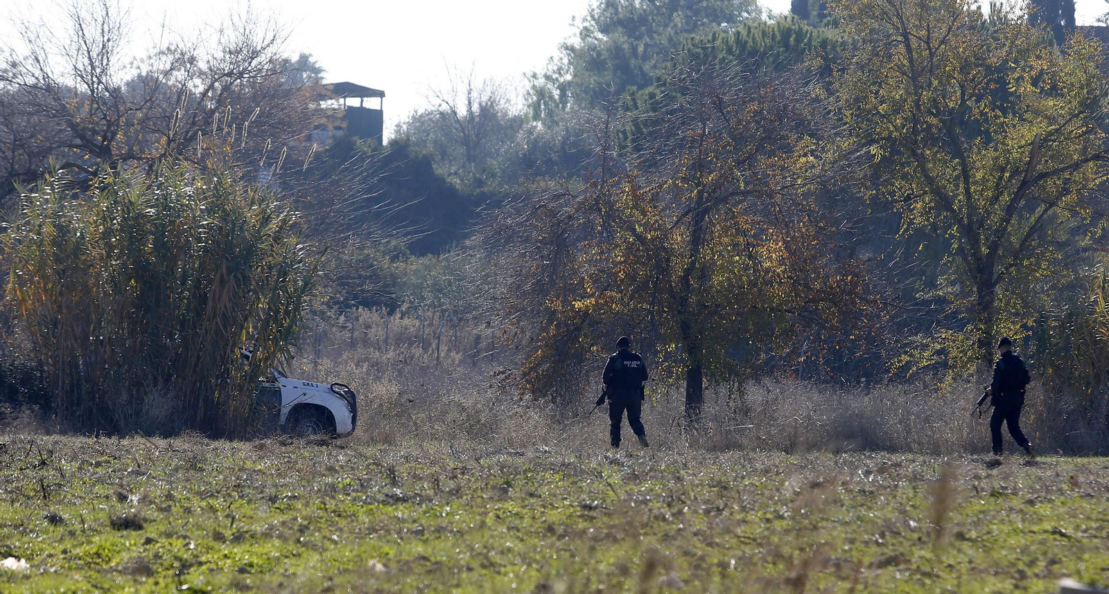El operativo de la Guardia Civil tras el intento de robo en Mairena