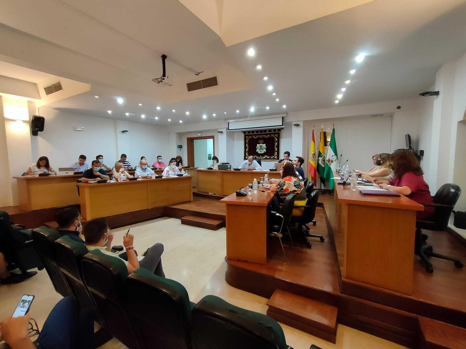 El Pleno celebrado este lunes.