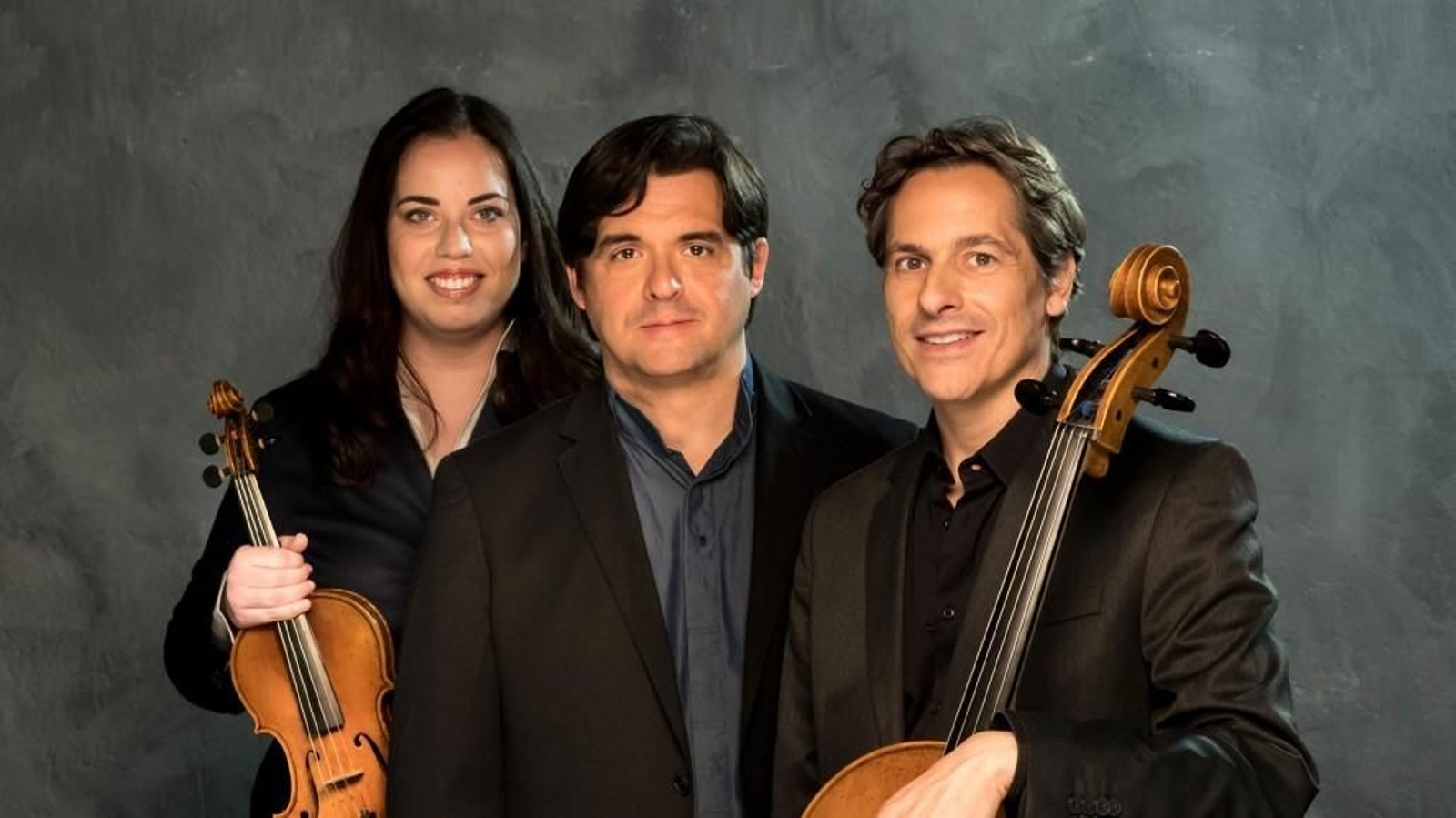 Cecilia Bercovich, Juan Carlos Garvayo y José Miguel Gómez, el Trío Arbós