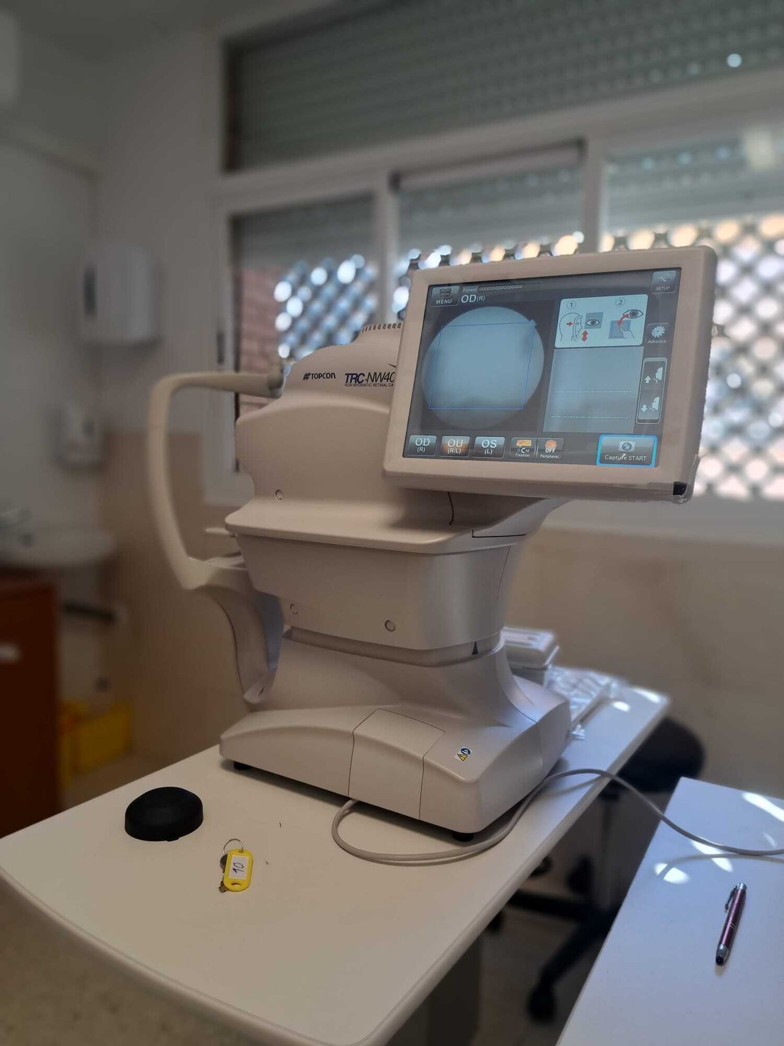 Los nuevos retinógrafos para los centros de salud del distrito sanitario Aljarafe-Sevilla Norte.