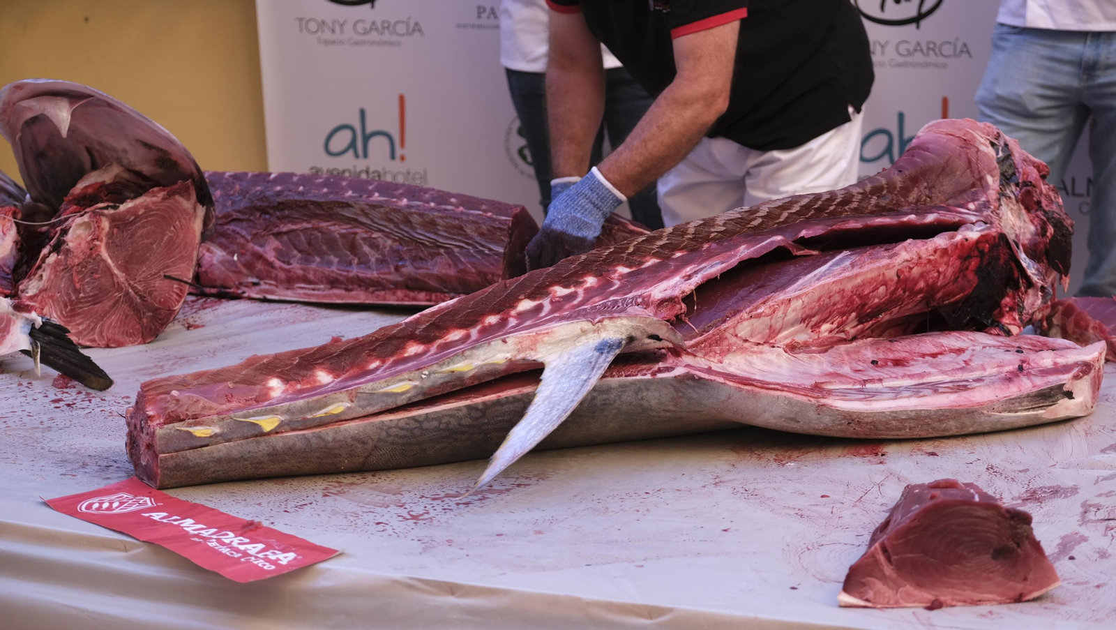 Jornadas del ronqueo del atún de almadraba en el Espacio Gastronómico Tony García, en Almería