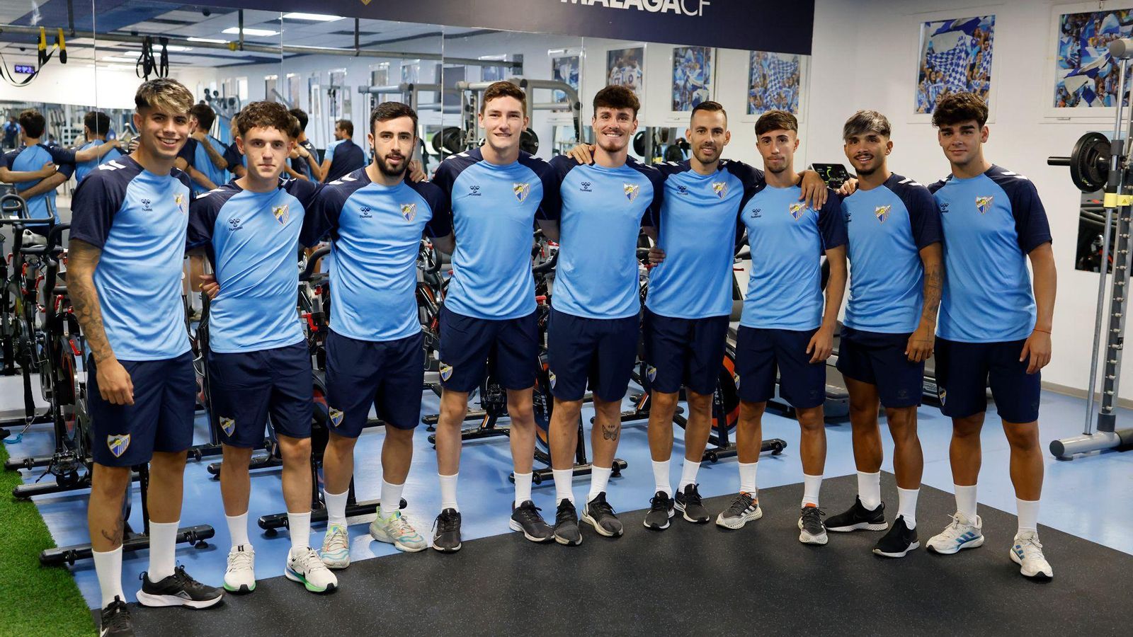 La nueva ropa de entrenamiento del Málaga CF