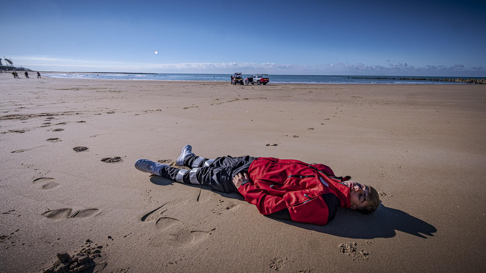 Todas las imágenes del simulacro de tsunami en Cádiz