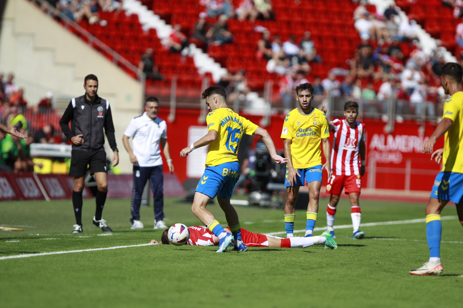 Imágenes del partido U.D. Almería-U.D. Las Palmas