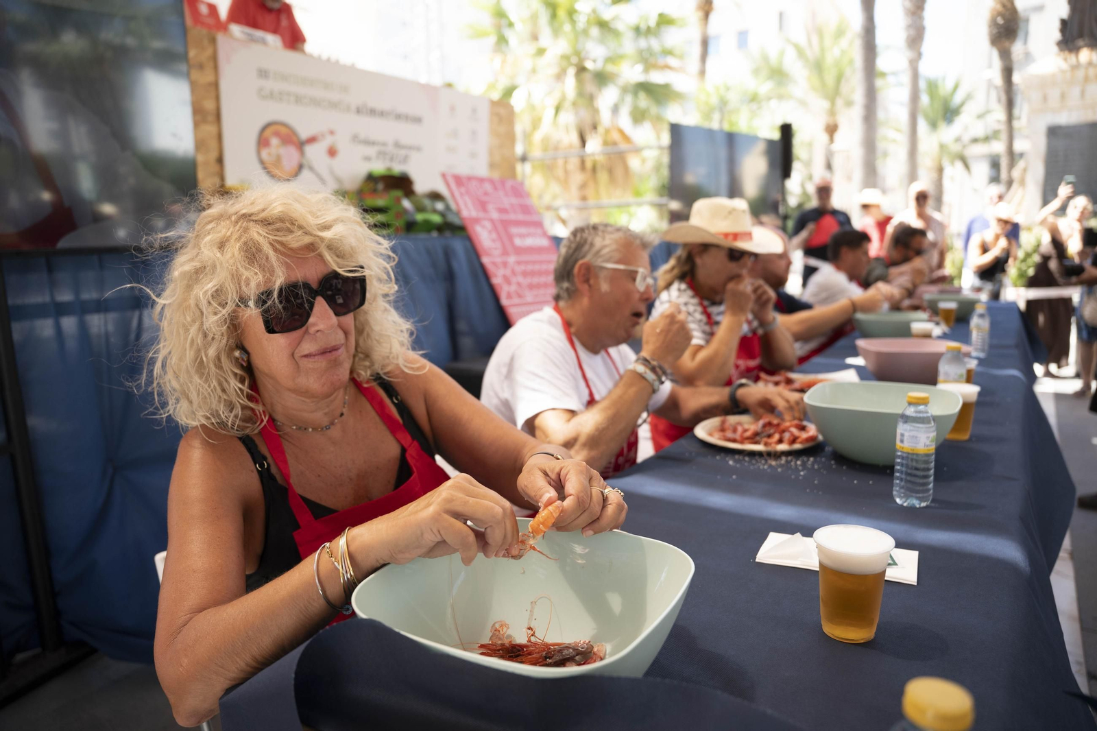 En imágenes: el I Concurso de Gamba Roja de la Feria de Almería