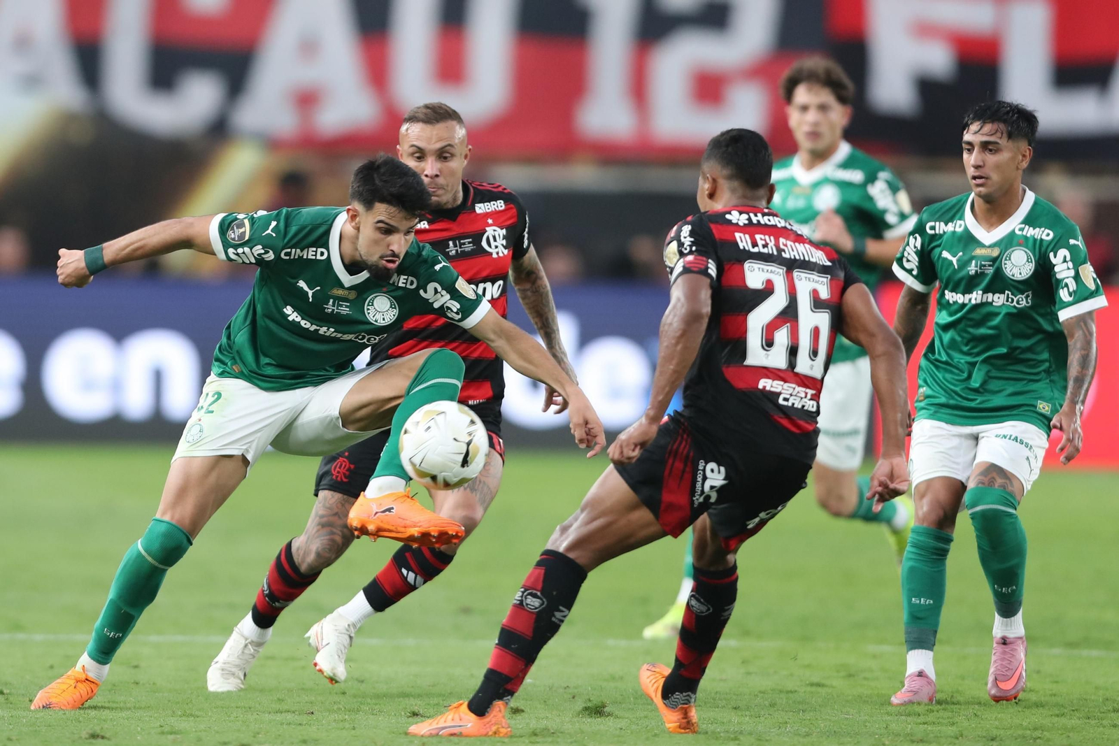 Las fotos de la final de la Copa Libertadores con triunfo de Flamengo sobre Palmeiras
