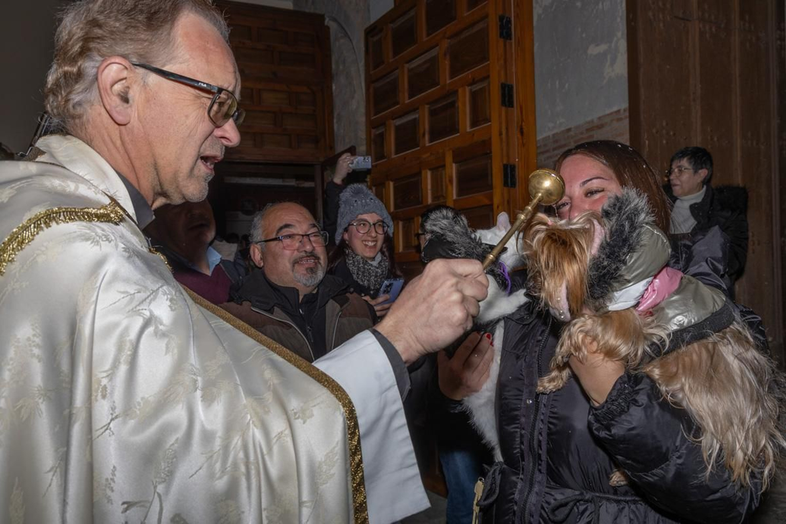 Encendido de la lumbre institucional con motivo de la festividad de San Antón