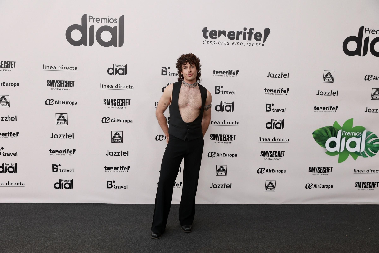 Las estrellas del 'photocall' de los Premios Dial, gala celebrada en Santa Cruz de Tenerife