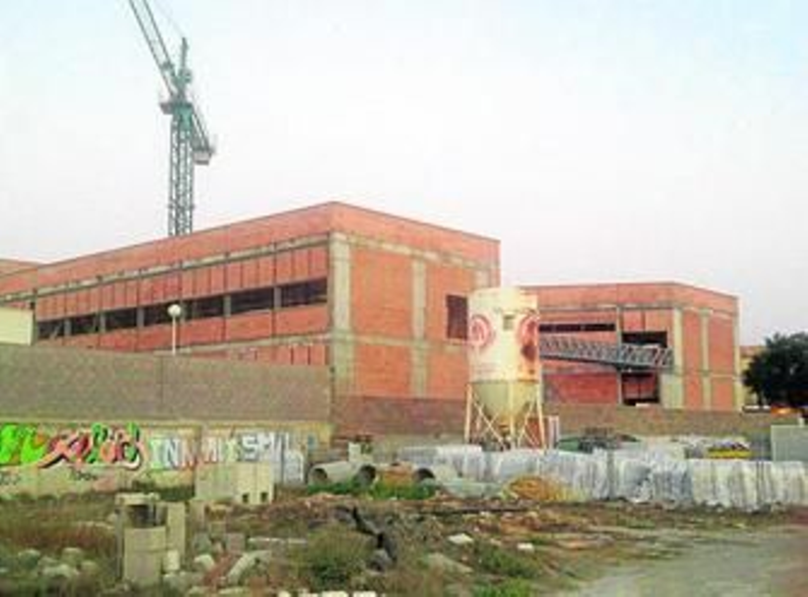 La estructura de las obras del centro de Atención Primaria de la Vega de Acá.