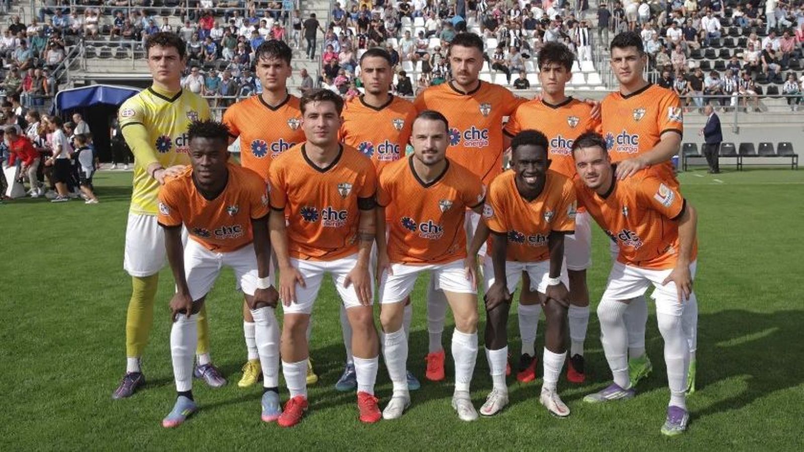 Formación inicial del CD Pozoblanco a La Línea, en la primera vuelta