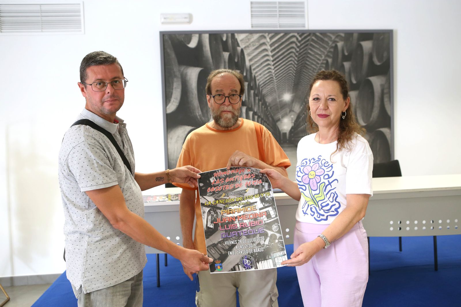 Presentación de los conciertos en el Paseo de Abajo de Montilla.