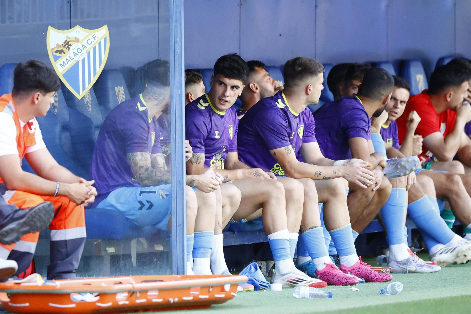El Málaga CF-Burgos, en fotos