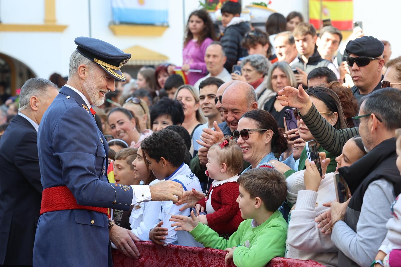 Las primeras imágenes del Rey Felipe VI en Huelva