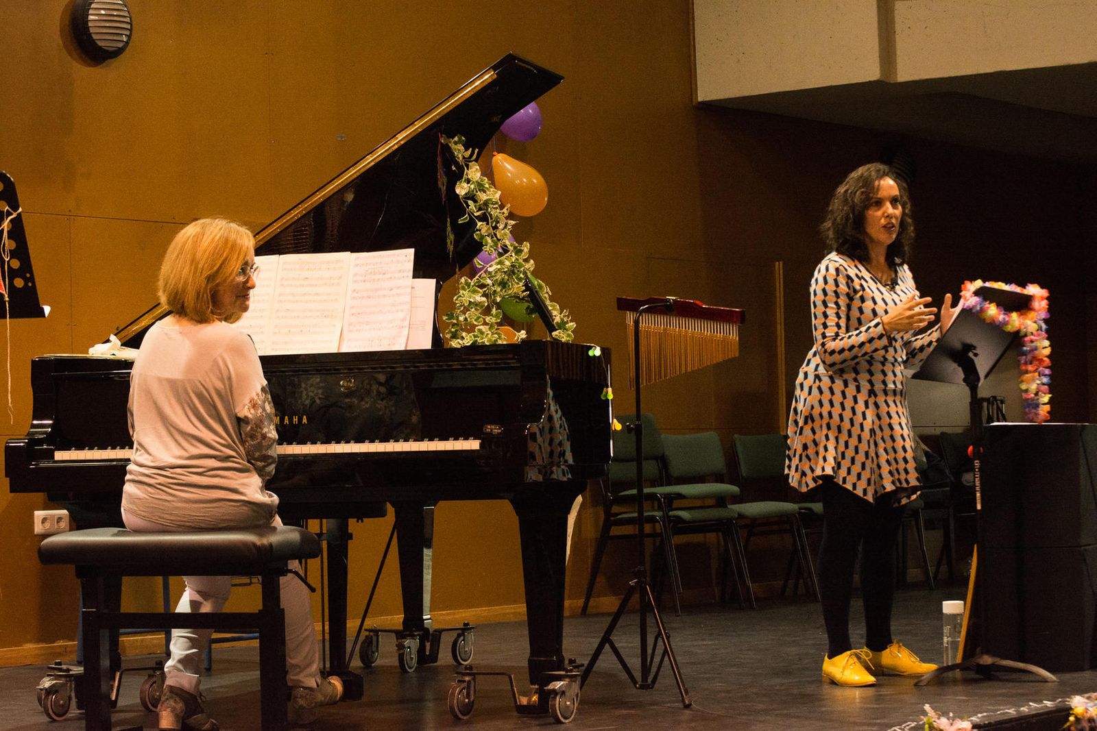 Un momento del cuento musical La magia de la música.