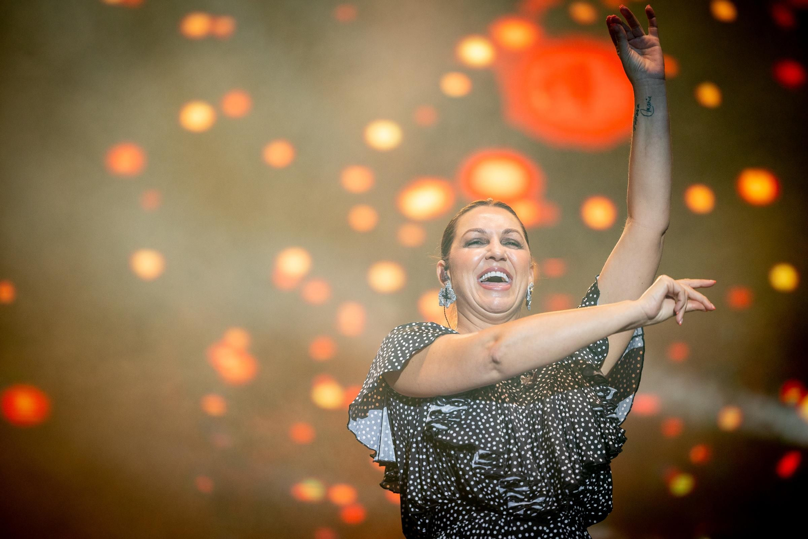 Niña Pastori, este verano en un concierto en Cádiz.