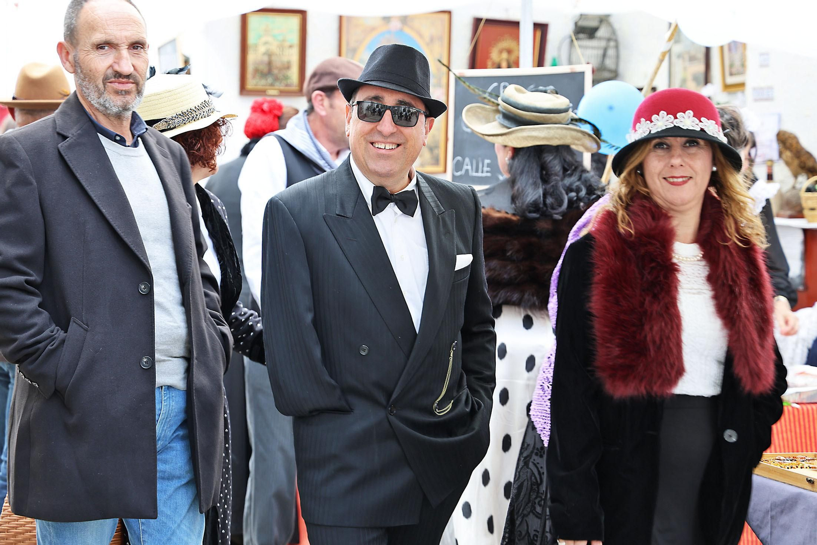 Imágenes del ambiente en la Feria de Época 1900 de Moguer