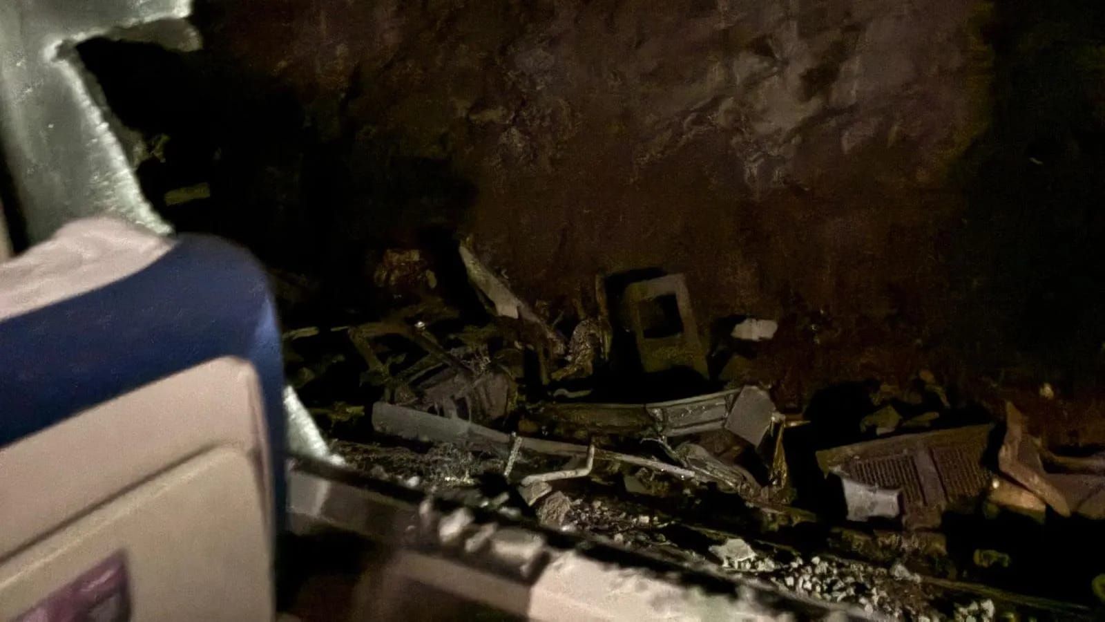 Fotografías del tren de Huelva implicado en el accidente de Adamuz, Córdoba