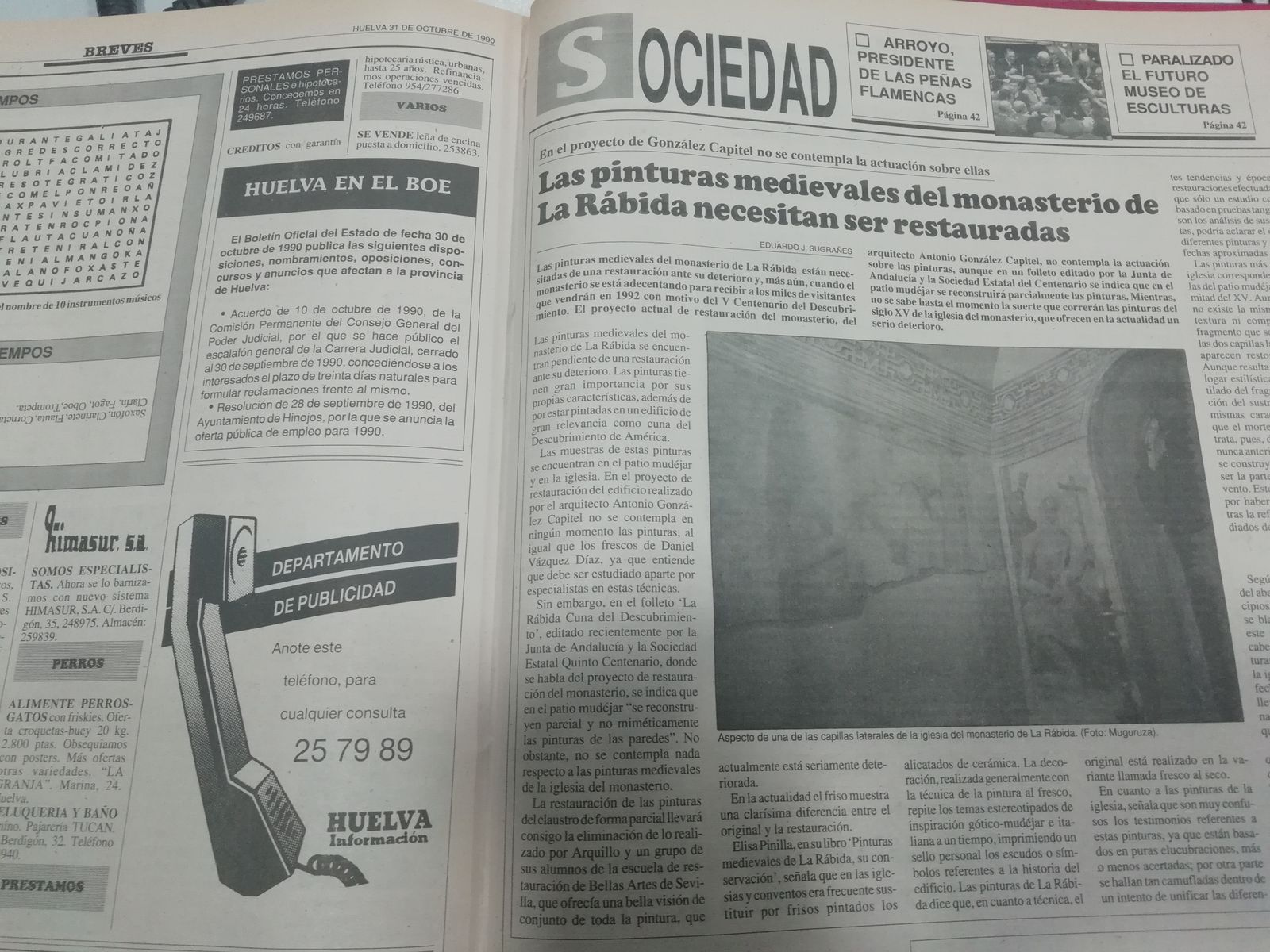 Artículo de Huelva Información.