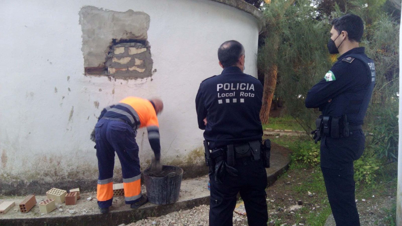 La actuación municipal para evitar el último intento de ocupación en el complejo de La Forestal.