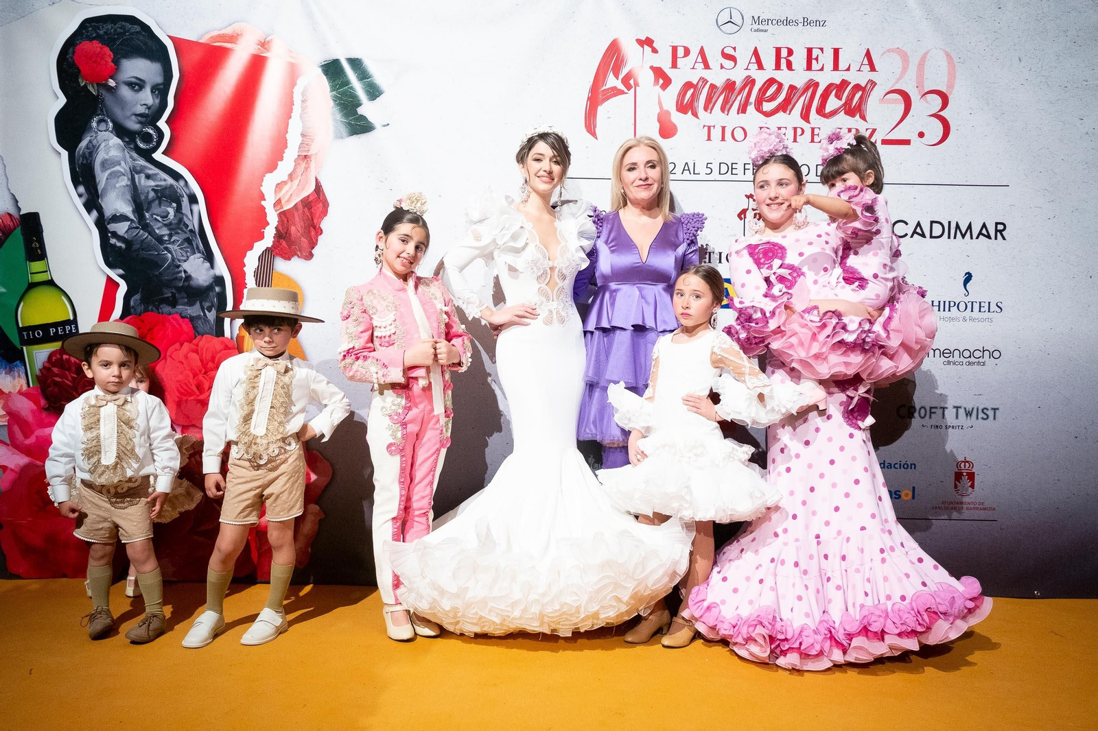 Desfile de Teresa Ninú - Atelier Nuria Chaparro en la Pasarela Flamenca Jerez Tío Pepe 2023