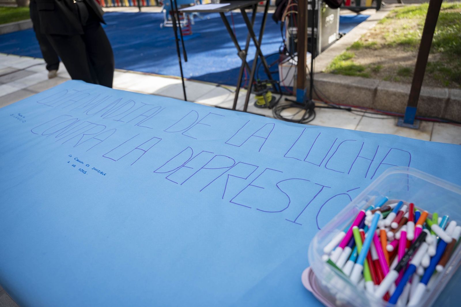 Las imágenes del acto por el Día Mundial Contra la Depresión