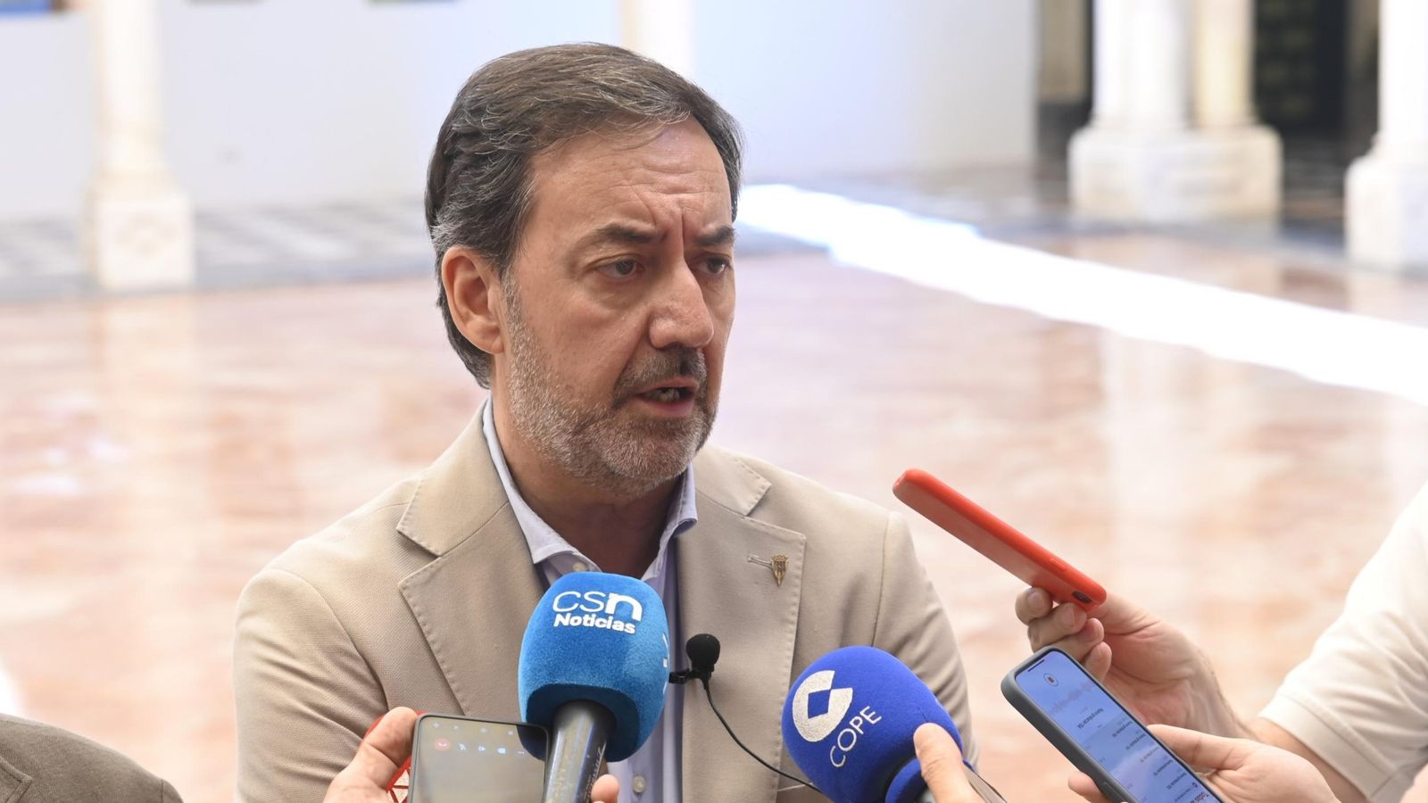 Antonio Fernández Monterrubio, en el acto celebrado en la Diputación de Córdoba.
