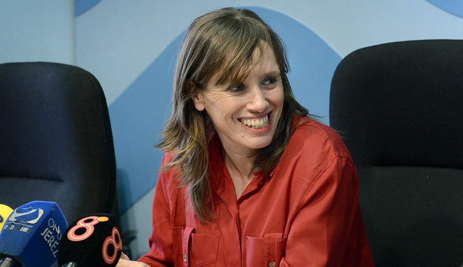 Laura Álvarez durante una comparecencia en el Ayuntamiento.