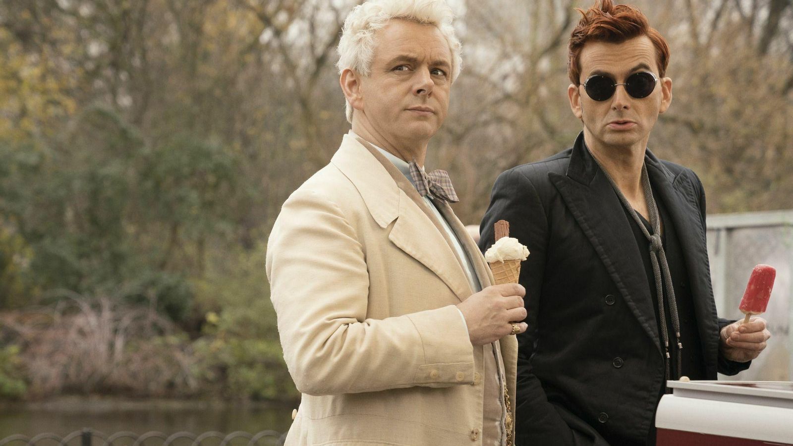 Una imagen de 'Good Omens' (Amazon Prime).