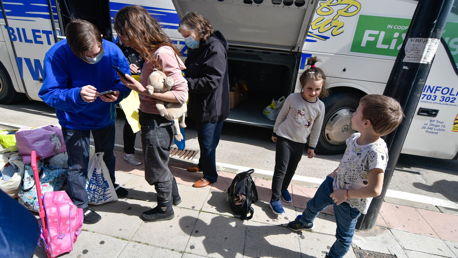 Llegada de refugiados ucranianos a Algeciras
